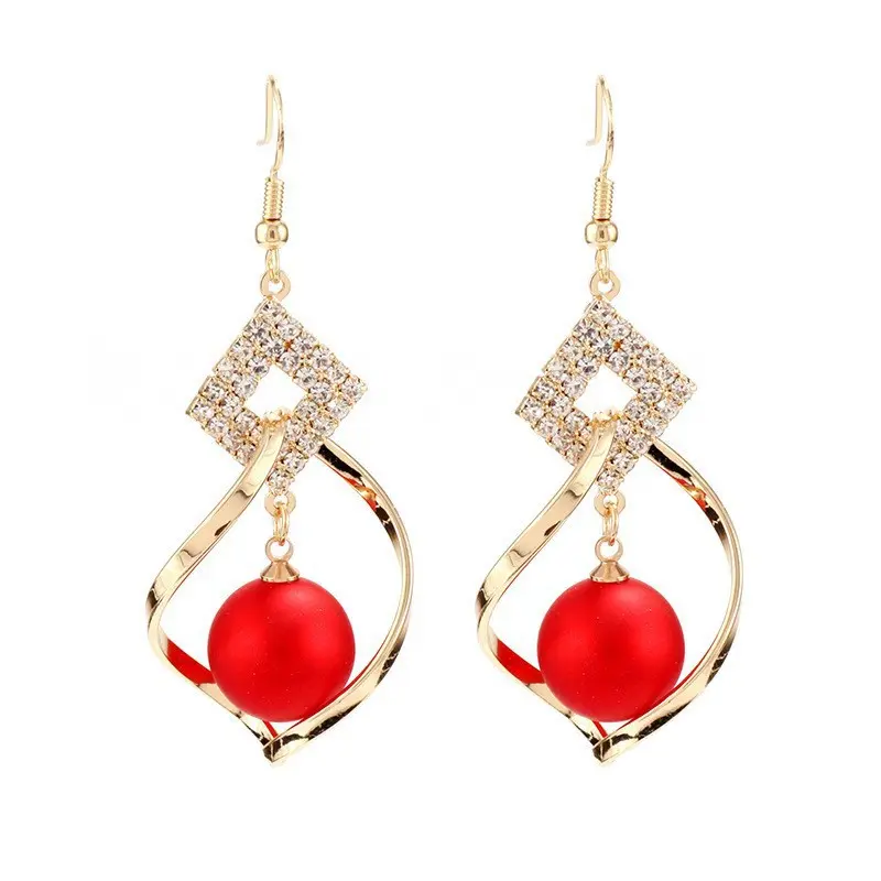Women's Alloy Dangle-Stud Earrings - Casual Earrings with Secure Post, Fashionable Temperamental All-Match Costume Jewelry for Evening Wear, Accessory Goals That Enhances Style Effortlessly