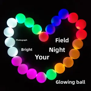Colorful LED Glow Golf Balls, Flashing Light Up Golf Balls for Night Play, Outdoor Practice and Fun Golf Gifts for Men and Women