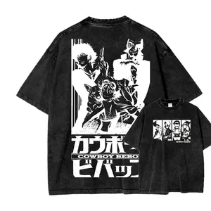 Cowboy Bebop Unisex Fit Washed T-Shirt 7