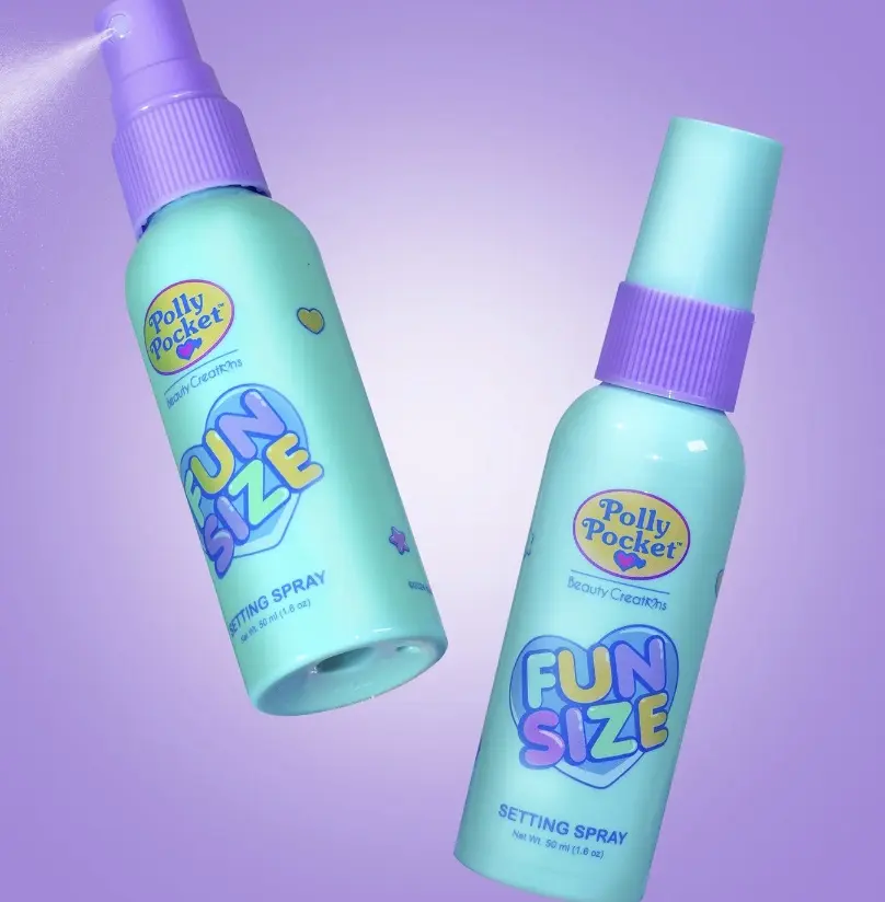 Beauty Creations Polly Pocket Fun-Size Makeup Setting Spray - Hydrating Makeup Finishing Spray, Travel-Size Cosmetic for All Skin Types, Single Item