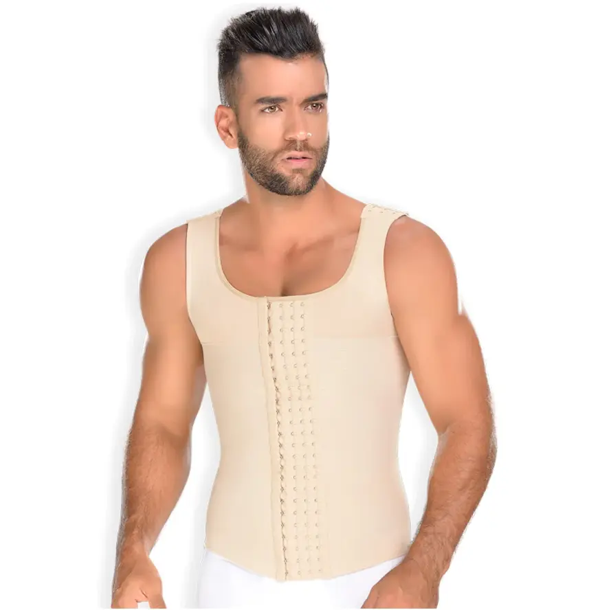 COMPRESSION VEST SHIRT BODY SHAPER FOR MEN / POWERNET