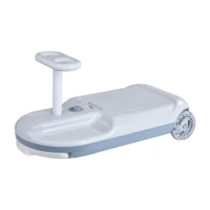 2-in-1 Toddler Electric Car and Portable Kid’s On-the-Go Cleaning Mop Kart