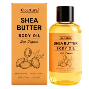 Shea Butter Body Oil, Deeply Moisturizing Skin with Shea Butter And Sweet Almond Extract, Targeted for Dryness, Moisturizing And Firming Body Massage Oil