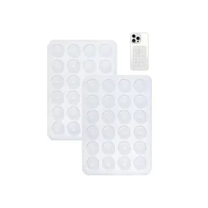 1Pcs Silicone Suction Phone Case Adhesive Mount Anti-Slip Hands-Free Phone HolderHARD EDGE