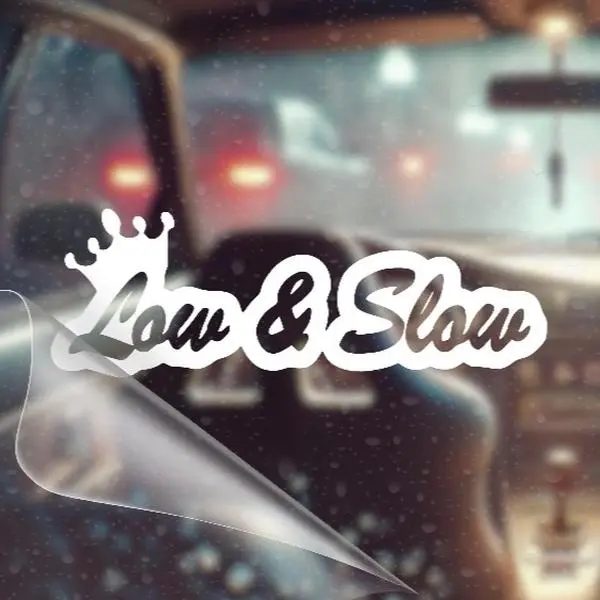 Low & Slow decal for cars
