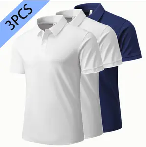 3PCS 2026 New 8688 Short Sleeve Polo Shirt 180g Group 180g Top