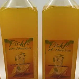 Pickle Me Munchied Lemon & Tummeric Water - Refreshing Beverage with Lemon and Tummeric Flavor