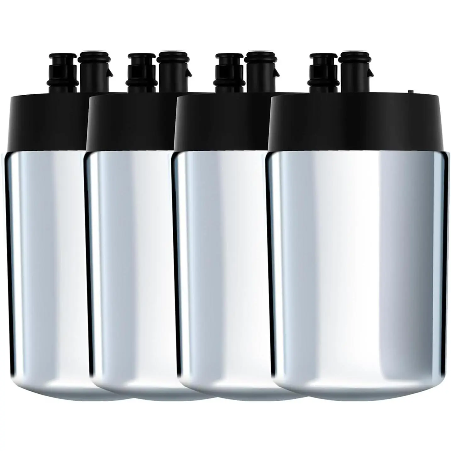 4 Pack Faucets Filters ,Replacement for Brita(R) Faucet Filter,Water Filter Compatible with Brita(R) Faucet Filtration Systems- Chrome