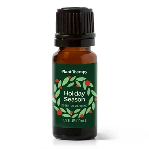 Plant Therapy Holiday Season Essential Oil Blend 100% Pure, Undiluted, Therapeutic Grade