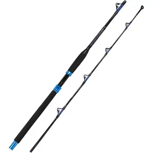 1- Saltwater Offshore Trolling Rod Conventional Boat Rod Carbon Fishing Pole(6 , 30-50 lb/50-80 lb/80-120 lb)