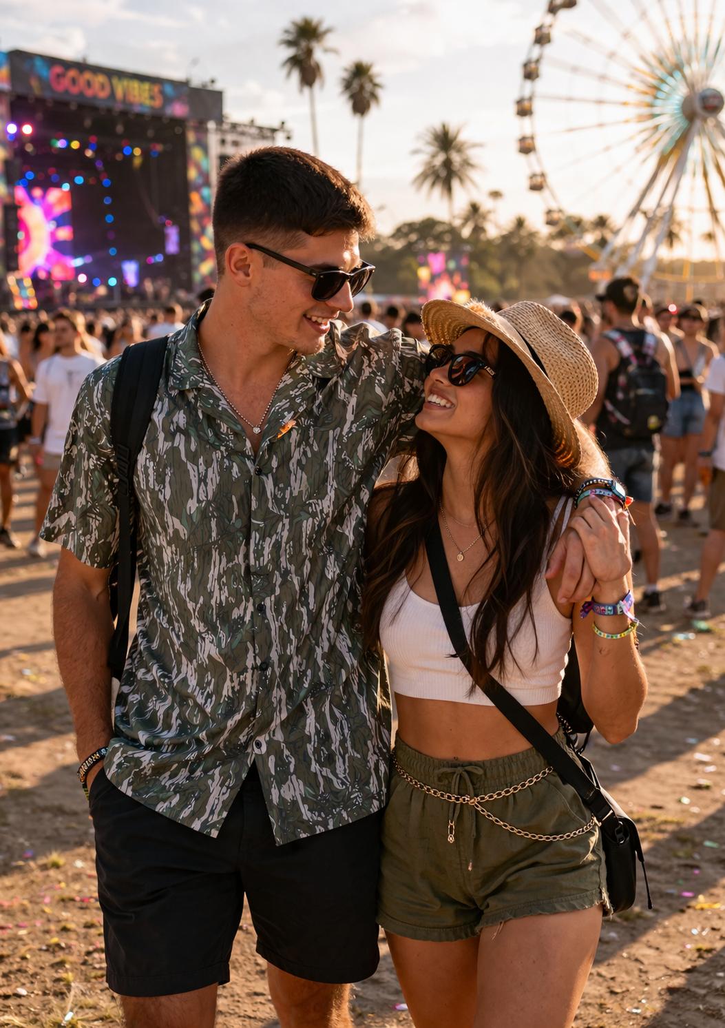 MEN’S CAMO HAWAIIAN SHIRT  LIGHTWEIGHT SHORT SLEEVE BUTTON DOWN – SUMMER BEACH & STREETWEAR