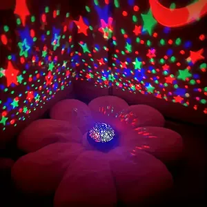 Mini Starry Night Light, Bedroom UFO Projection Light, LED Colorful Atmosphere USB Night Light, Starry Sky Atmosphere Light, Dreamy Sleep Night Light