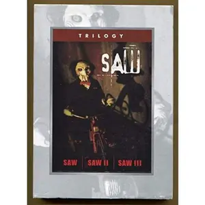 USED-Saw Trilogy ** 1 2 3 ** Full Screen Edition ** Cc ** Rated R ** 3 Disc SET (DVD)