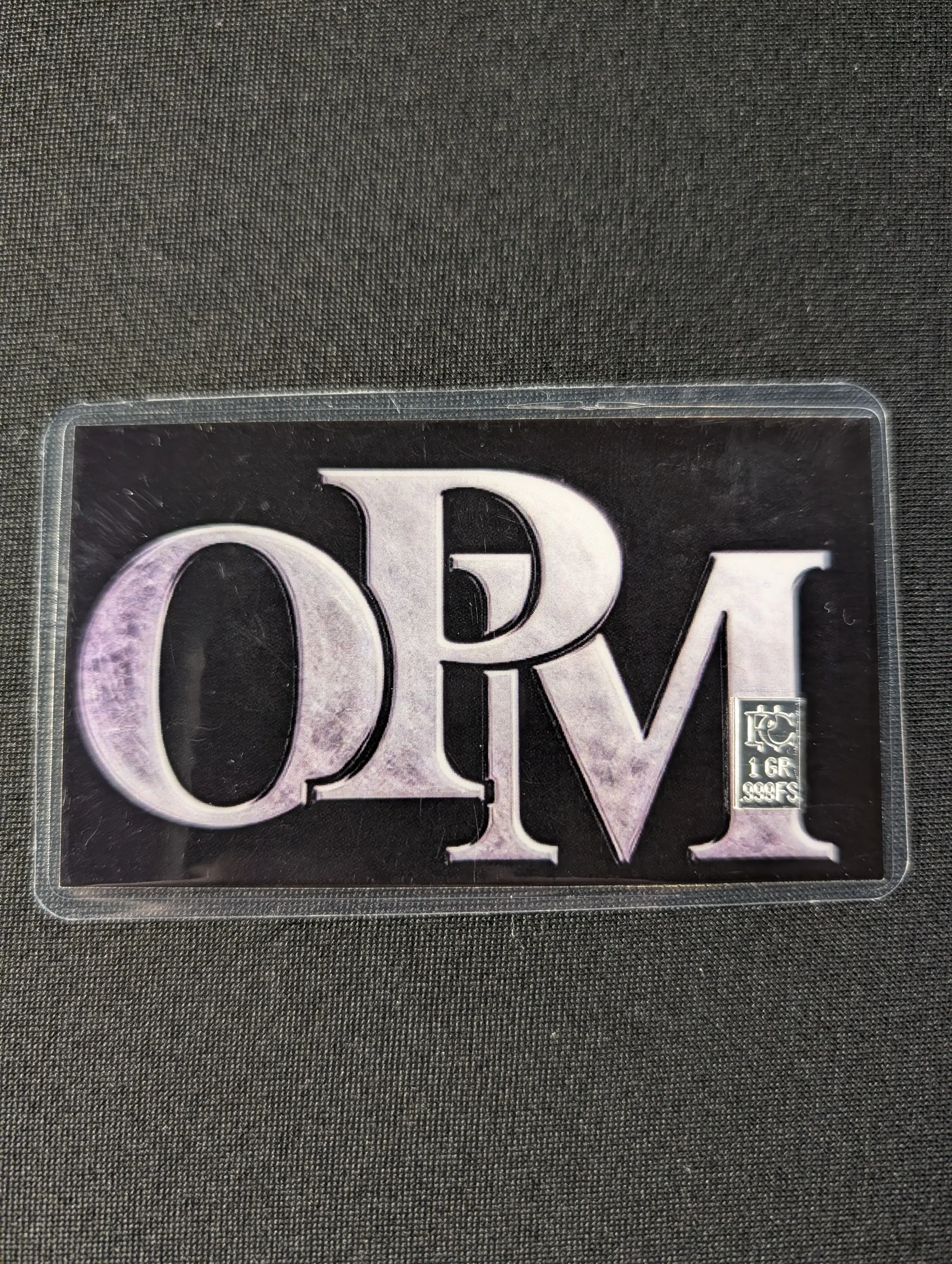OPM SILVER GRAIN CARD