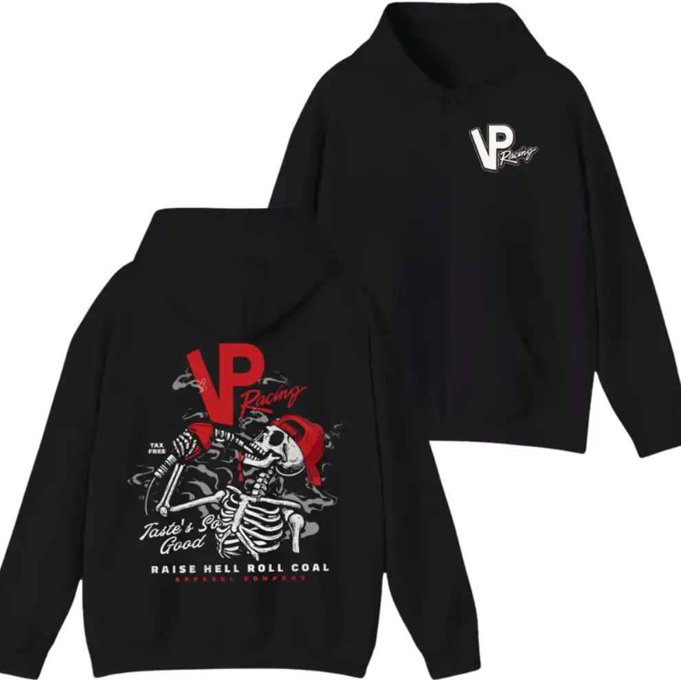 Vp Racing Skeleton VP Racing Gasoline Skeleton Hoodie, Streetwear Pullover for Car ...