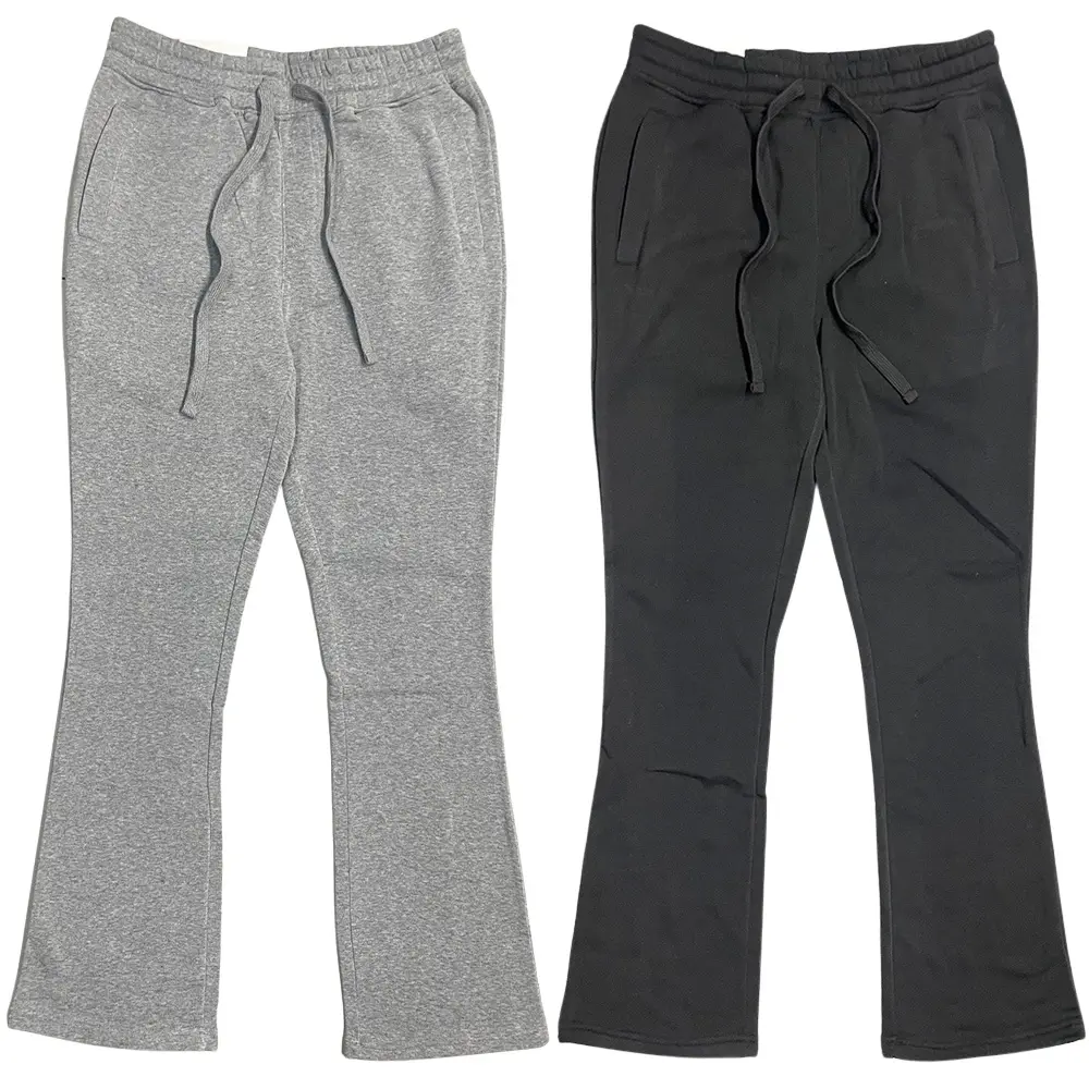 Men's Flared Sweatpants Fleece Jogger Pants Menswear