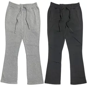 Men's Flared Sweatpants Fleece Jogger Pants Menswear