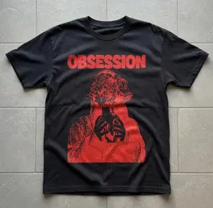 Suicide Silence Red Metal reprint graphic black t-shirt