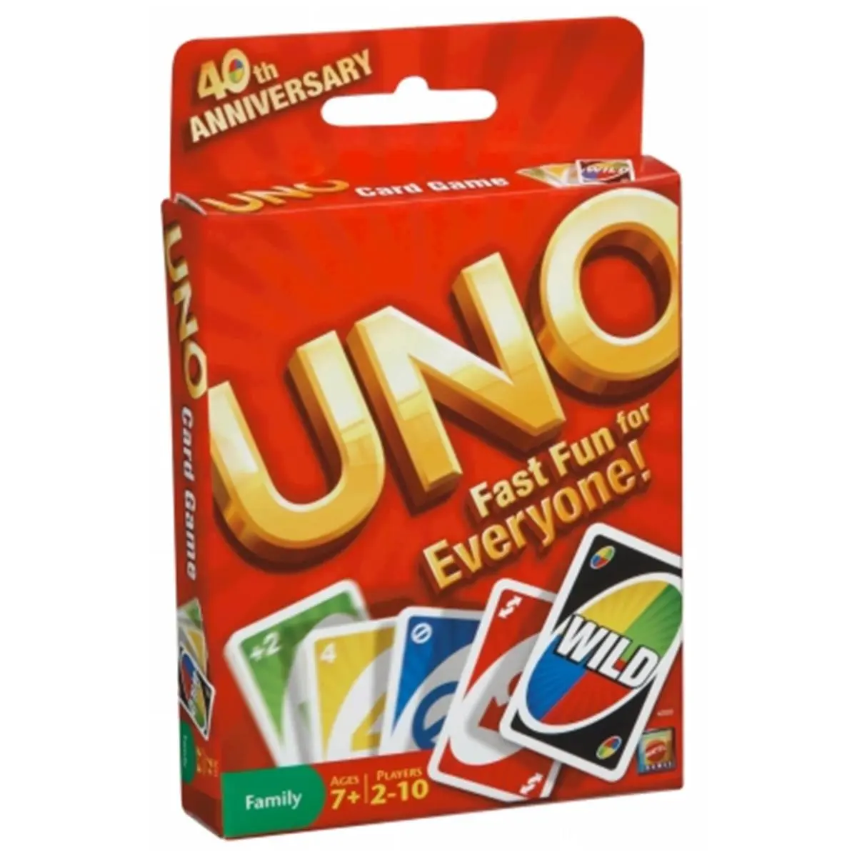 Mattel Sales Corp Uno Cards Game - Family Fun Game for Ages 7+, Office Stationery Card Stock with Color or Number Gameplay, 108 Playing Cards