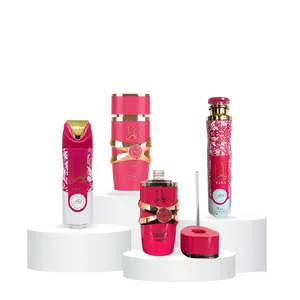 Lattafa | Yara Candy | Air Freshener + Body Spray + EDP + Concentrated Oil | Unisex Fragrance | 300 ML | Black Currant - Green Tangerine & Strawberry Fizz Candy