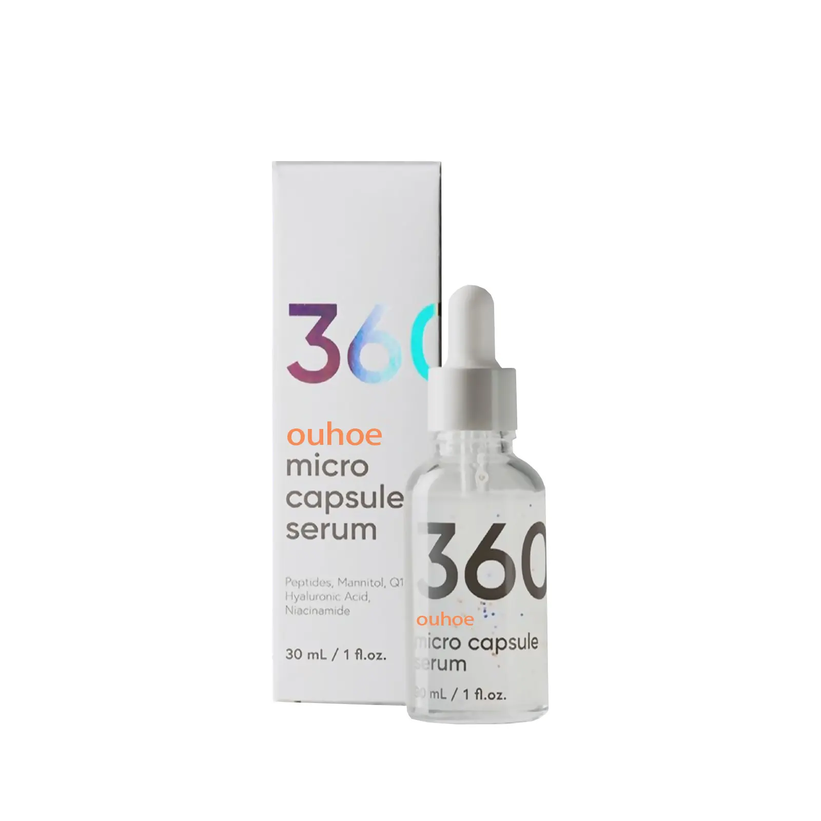 The OUHOE  Moisturizing Capsule Serum Moisturizes and diminishes the appearance of fine lines and neck wrinkles Hyaluronic Acid, Glycyrrhizin, Squalane Firming & Brightening Skin Essence essence  skin lovin pore correction replenishing normal