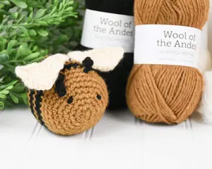 Bumblebee Crochet Kit - DIY - Sustainable, Eco-Friendly Toy Making