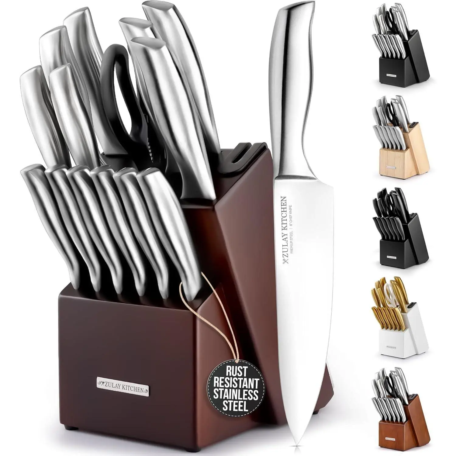 15 Piece- Dark Brown