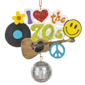 I Love The 70s Decade Ornament