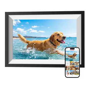 Digital Photo Frame,10.1 Inch Frameo Digital Picture Frame, 1280x800 IPS LCD HD Touch Screen,Auto-Rotate,16GB, Supports SD Cards,Share Photos and Videos Instantly from Anywhere,Easy Setup Over WIFI,Gift for Parents & Grandparents,Birthday, Wedding, Mom