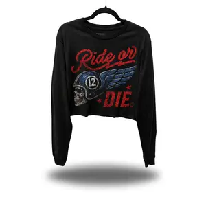 RIDE OR DIE CROP LONG SLEEVE