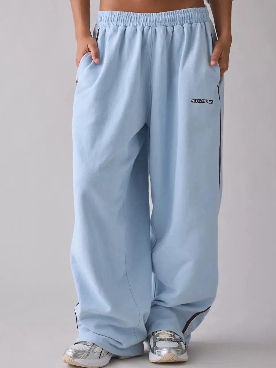iets frans Harri Wide Leg Jogger Pant 100% Cotton Oversized Baggy