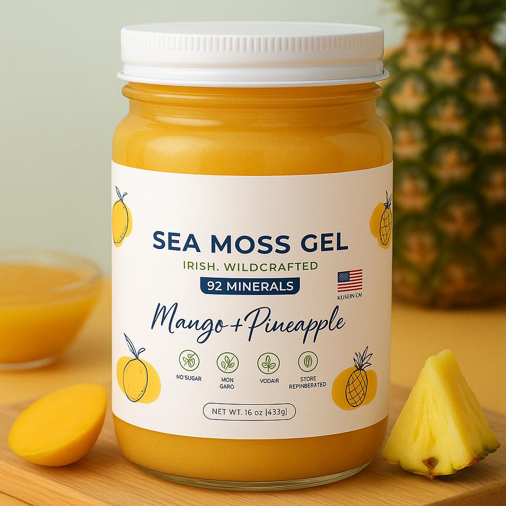 Mango & Pineapple Flavor | 92 Minerals | Organic Vegan Gluten-Free