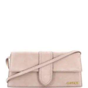 Pre-owned JACQUEMUS Suede Shoulder Bags Le Bambino Flap Shoulder Bag Long by Rebag