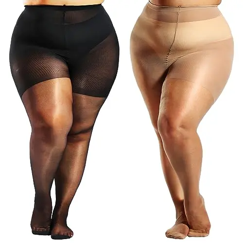 Black + Nude   20denier   2 Pairs