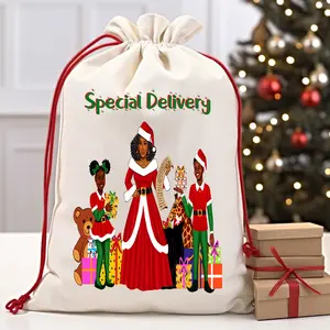 Holiday Magic Melanin Mrs. Claus & Black Elves Bag
