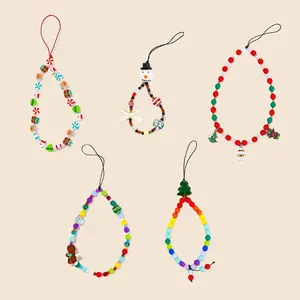 5pcs Christmas Lanyards for  phone case/bag chain/key chain Accessories Cellphone Smartphone  Christmas Gift