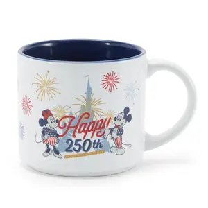 Disney Store Mickey and Minnie Mouse Americana Mug