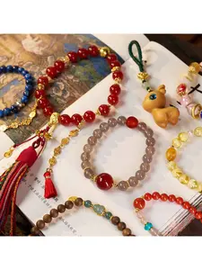 Cute Deer Car Keychain for Women Men Lucky Animal Pendant Charm for Keys Bag Zipper Pull Phone Strap Accessories