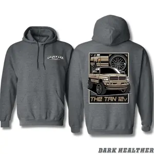 The Tan 12V Hoodie – Bold Diesel Truck Design Featuring Legendary 2nd Gen Cummins Style – Built for Pickup Enthusiasts Who Love Power, Torque & Street Sweatshirt, Hoodie, Comfort Colors