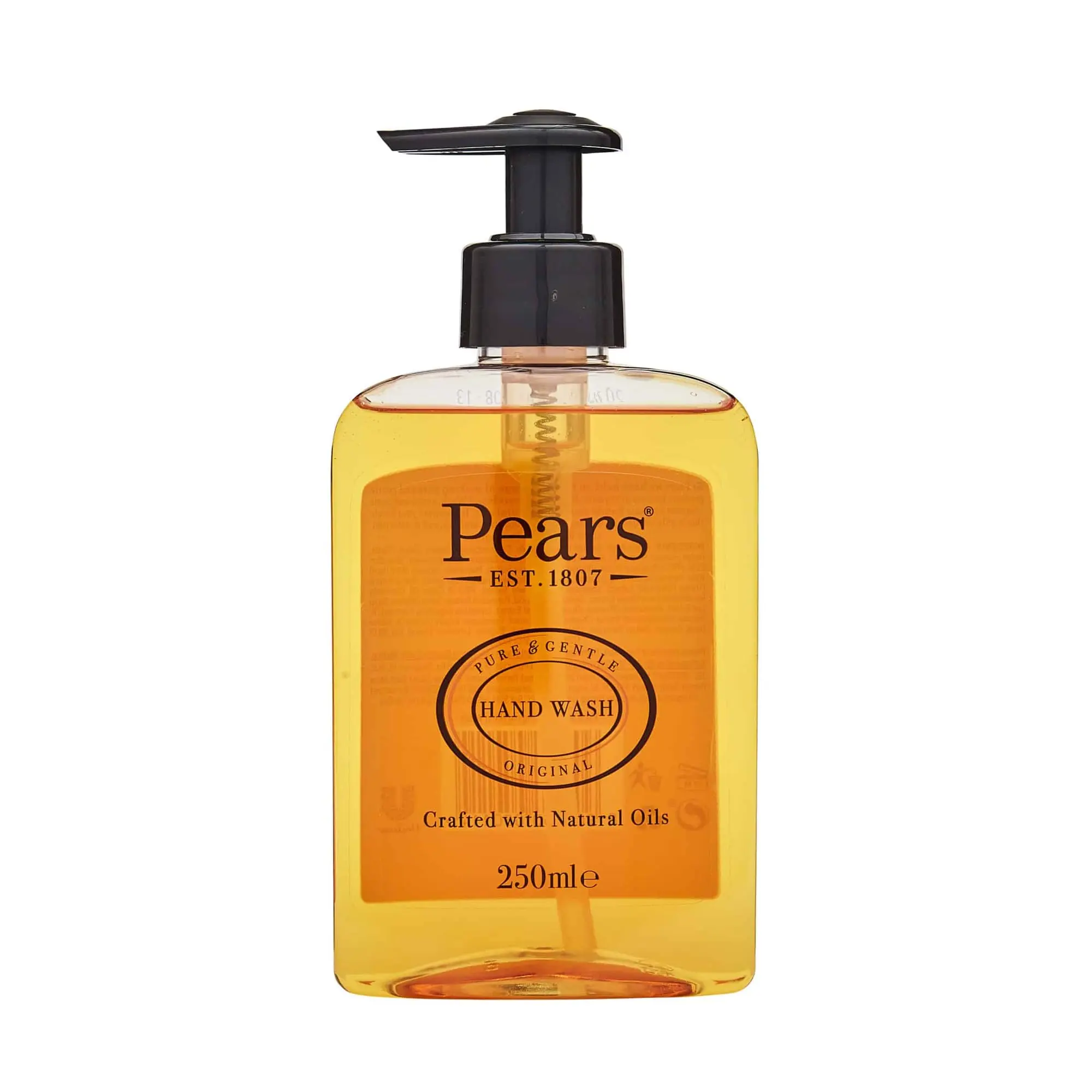 Pears Hydrating Liquid Format Hand Wash, 8.45 fl oz Daily Gentle Cleansing Formula with Moisture Retention, Moisturizing, Adults, Bottle, All Skin Types, 250Ml Bottle, Convenient Size, Daily Care, Cocamidopropyl Betaine, Handwash
