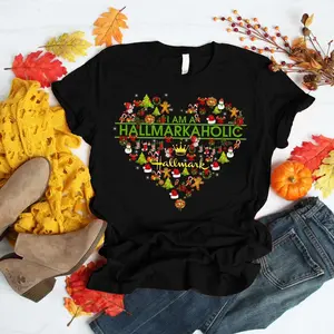 Hallmarkaholic shirt, Christmas Movie Lovers, Christmas Movie Watching Shirt Red Truck Shirt
