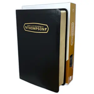 BIBLIA DE REFERENCIA THOMPSON REINA VALERA 1960 PIEL FABRICADA NEGRO