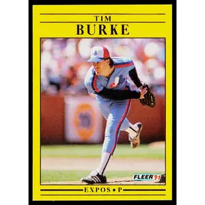 Tim Burke 1991 Fleer #227 Montreal Expos