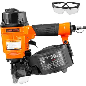 Father's Day Gift VEVOR MCN55 Coil Siding Nailer, 70-120PSI Air Coil Nailer 1 inch to 2-1/4 inch 15 Degree Pneumatic Siding Nail Gun for Siding, Pallet Sheathing, Fencing, Decking