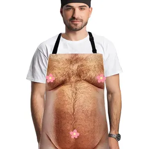 Funny Belly Apron |   White Elephant Gifts for Men, Dad - Birthday Stocking Stuffers for Adults; White Elephant Gifts, Father's Day, Valentine's Day - Funny Gag Gifts for Adults