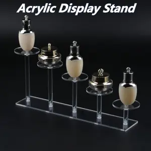 Acrylic transparent detachable display stand. Circular display stand