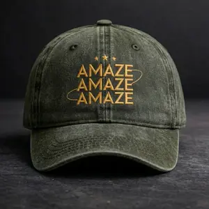 Embroidered Amaze Amaze Amaze Hat, Hail Mary Book Cap, Funny Sci-Fi Space Quote Shirt, Book Lovers Gift