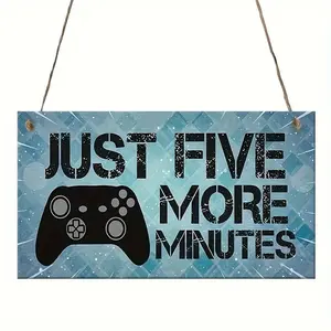 Wooden Sign Game Lover Classic Style Son Brother Boyfriend Bedroom Decor, Perfect Christmas Birthday Gift, Rustic Wall Hanging Decoration