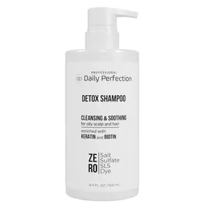 (dp) Detox Shampoo – Clarify & Remove Buildup, Oil & Impurities – Clean, Salon-Grade Formula with Biotin + Keratin