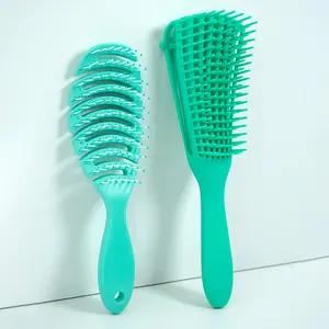 Hair Combs, 2 Counts Detangling Brush, Scalp Massage Hair Brush Detangler Brush for Curly & Thick Hair, Detangling Hairbrush